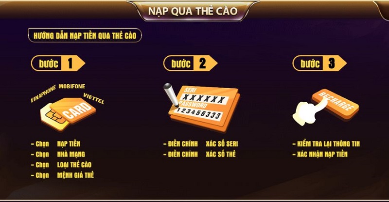 Chi Tiết 4 Cách Nạp Tiền TDTC Tiện Lợi, Giao Dịch Nhanh 7 Nạp tiền TDTC qua thẻ cào điện thoại dễ dàng